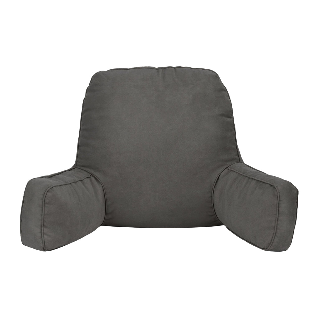 Giselle Bedding Reading Pillow – Grey with Lumbar Support
