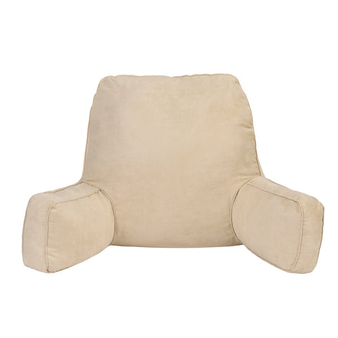 Giselle Bedding Back Pillow 49x49x15cm Oatmeal, Ergonomic Lumbar Support - SuperSaverAU - view 1