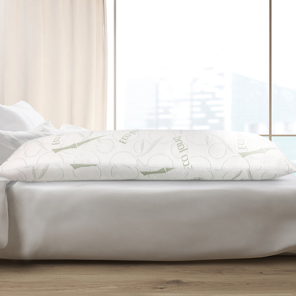 Giselle Bedding Bamboo Body Pillow 120x36x24cm, Gel Memory Foam, Machine Washable - SuperSaverAU - view 8