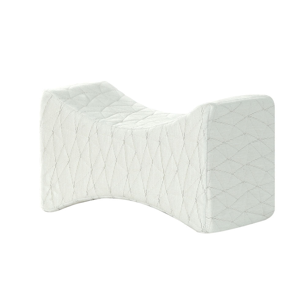 Giselle Bedding Memory Foam Knee Pillow 32cm x 18cm x 20cm, Ergonomic Design, Machine Washable - SuperSaverAU - view 6