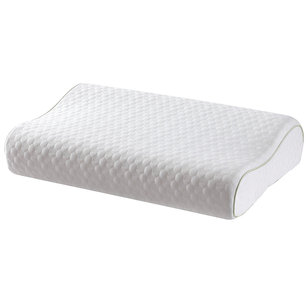 Giselle Bedding Memory Foam Pillow 60cm x 40cm - Ergonomic, Removable Cover - SuperSaverAU - view 7