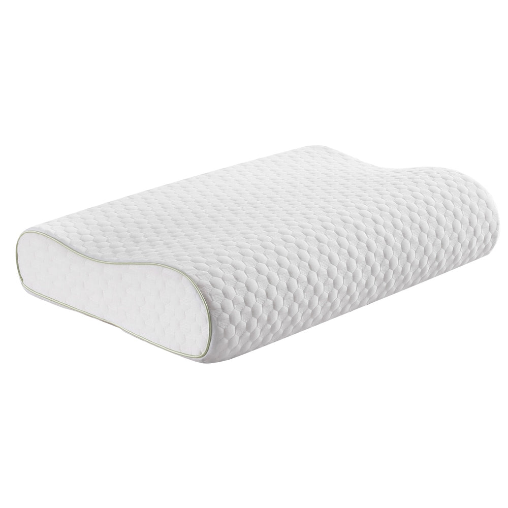 Giselle Bedding Memory Foam Pillow 60cm x 40cm - Ergonomic, Removable Cover - SuperSaverAU - view 3