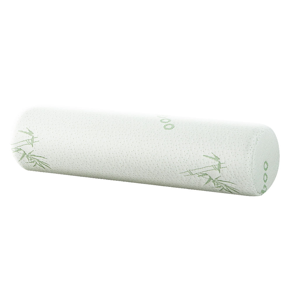 Giselle Bedding Memory Foam Pillow Roll 45cm x 11cm with Bamboo Cover - SuperSaverAU - view 6