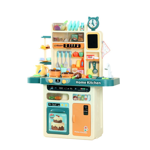 Keezi Kids Kitchen Pretend Play Set Cooking Sound Steam Light Function - SuperSaverAU - view 1