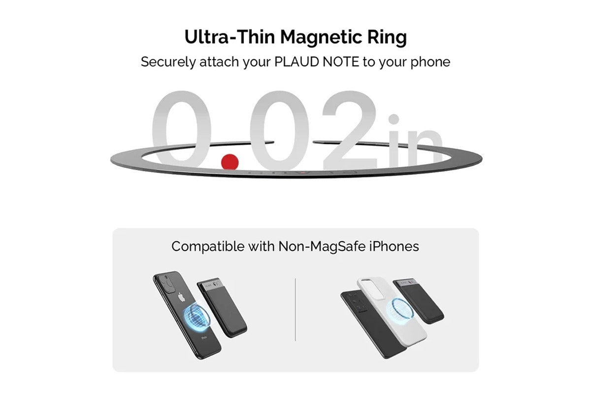 PLAUD Note AI Voice Recorder (Starlight)