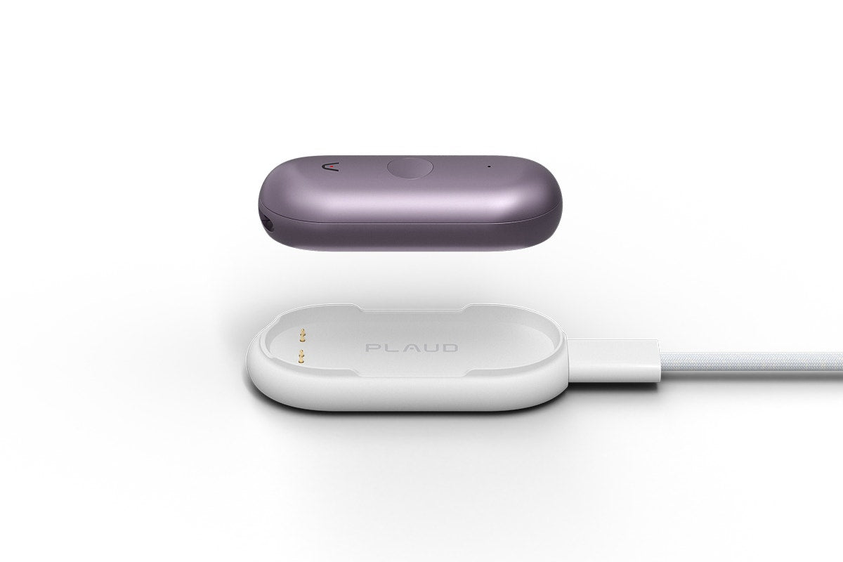 PLAUD NotePin S Voice Recorder (Purple)