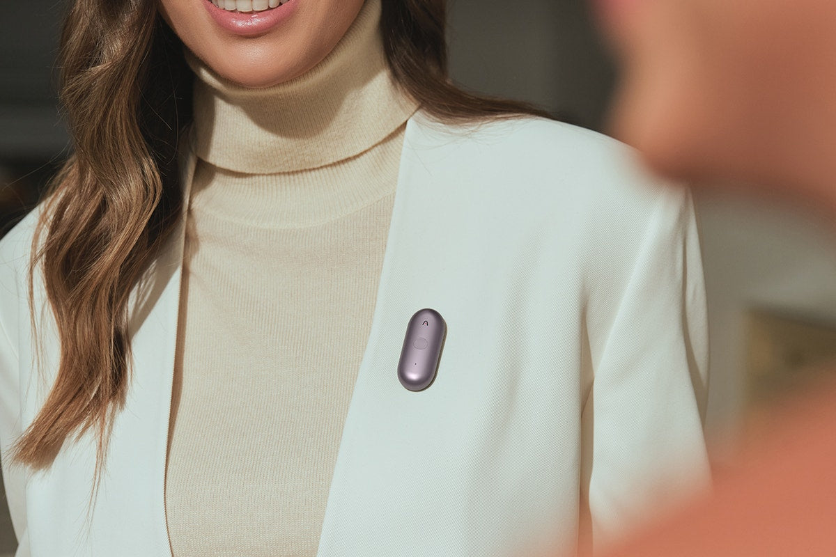 PLAUD NotePin S Voice Recorder (Purple)