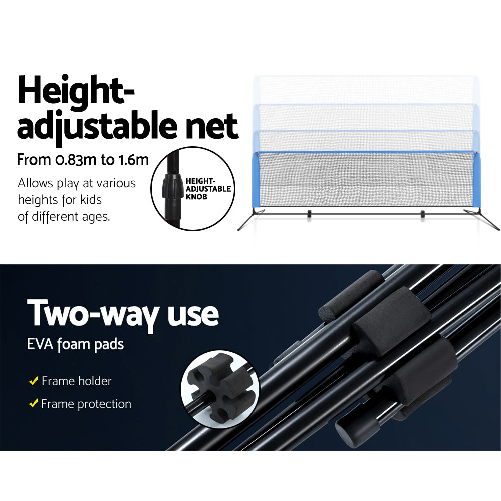 Everfit 3m Badminton Tennis Net Portable Volleyball Kit Adjustable Height - SuperSaverAU - view 4