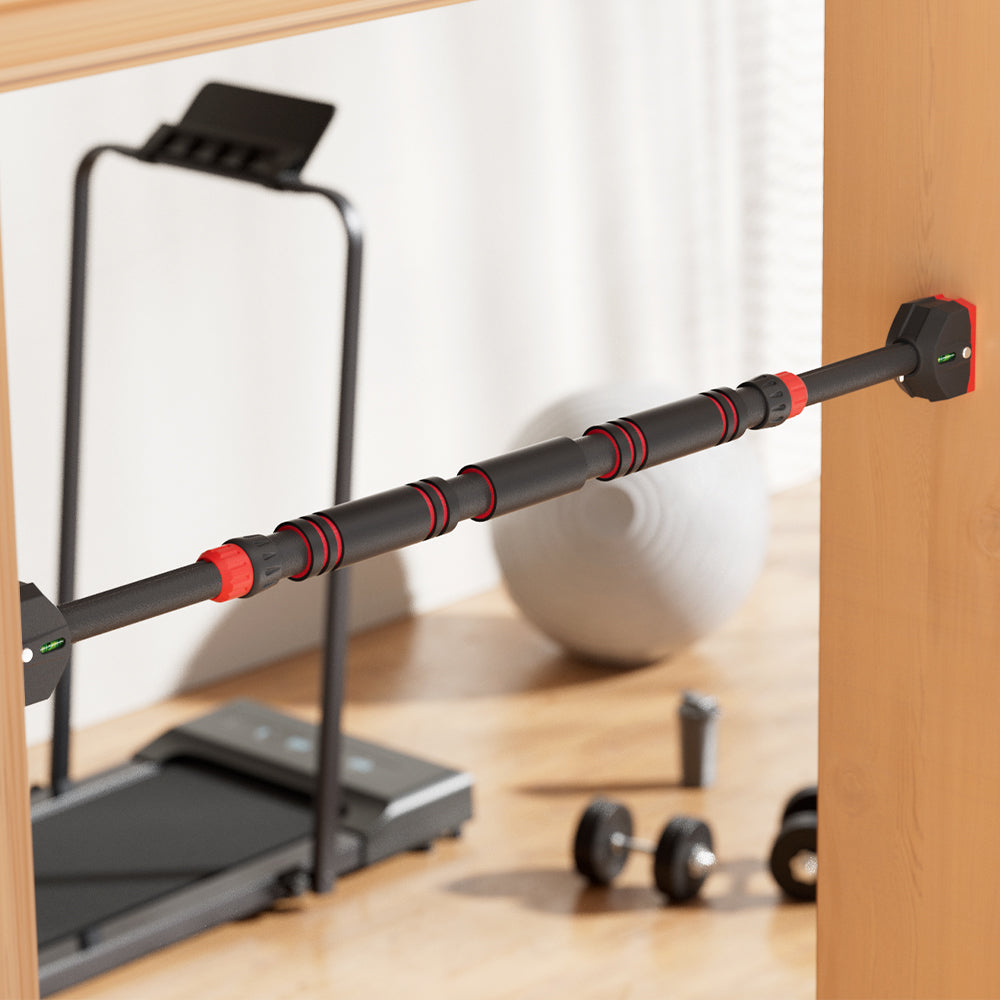 Everfit Pull Up Bar 70CM-95CM Doorway Chin Up Horizontal Bar Gym - SuperSaverAU - view 8