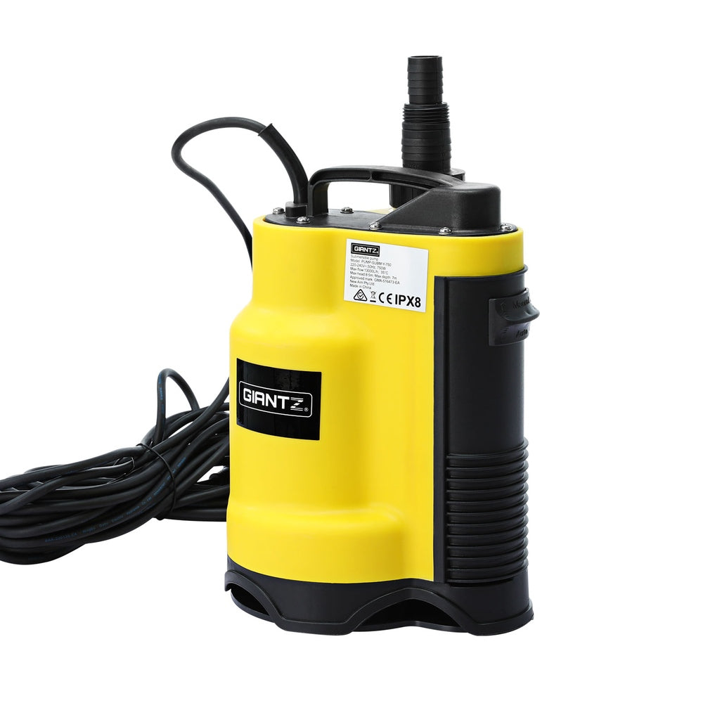 Giantz Garden Water Submersible Pump 400W Dirty Bore Sewerage Tank Well Steel - SuperSaverAU - view 3