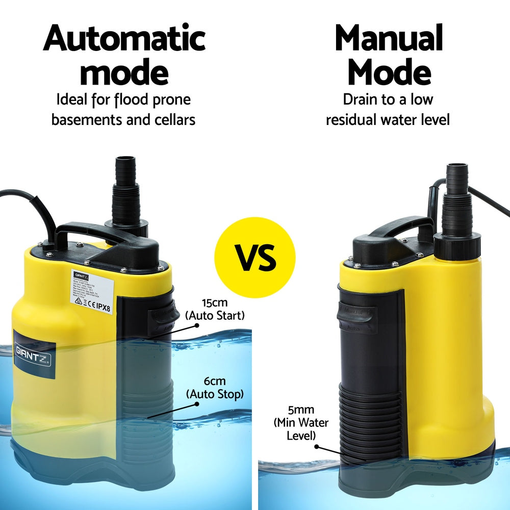 Giantz Garden Water Submersible Pump 400W Dirty Bore Sewerage Tank Well Steel - SuperSaverAU - view 5