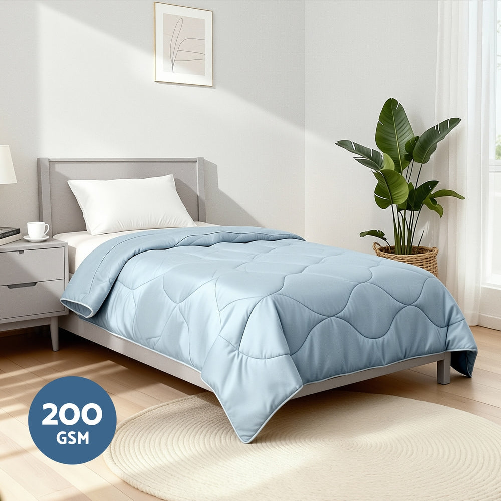 Giselle Tencel Quilt 200GSM Summer Comforter - Single Size - SuperSaverAU - view 5