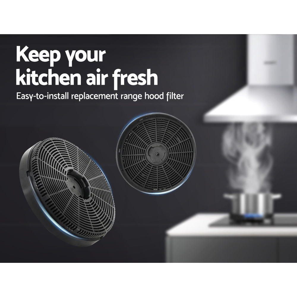Devanti 16cm Range Hood Carbon Charcoal Filters Replacement X2 - SuperSaverAU - view 4