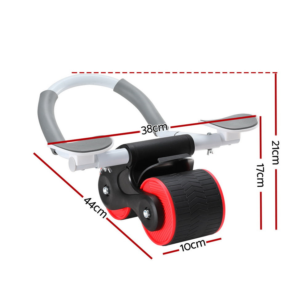 Everfit Ab Roller Automatic Rebound Abdominal Wheel with Knee Pad Home Gym Sport - SuperSaverAU - view 2