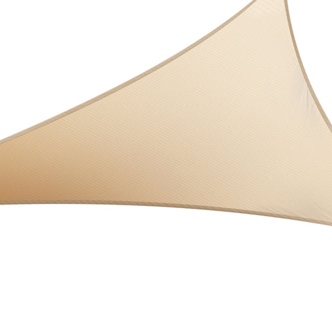 Instahut Shade Sail Triangle Sun Canopy 3.6x3.6x3.6M, UV Block, Weather Resistant - SuperSaverAU - view 1