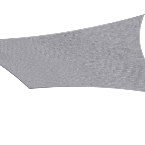 Instahut Waterproof Shade Sail 3x5m 220GSM UV Block, Weather Resistant, Grey - SuperSaverAU - view 1