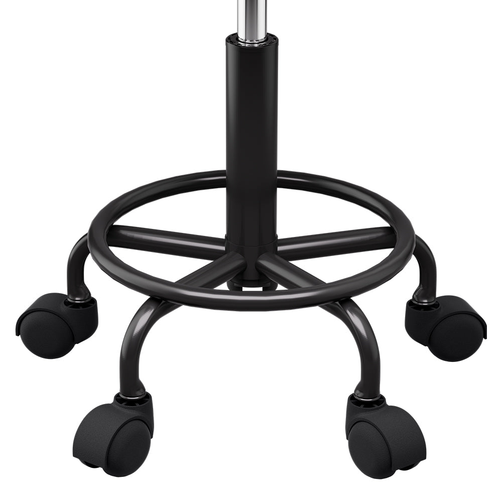 Artiss Black Round Swivel Salon Stool - SuperSaverAU - view 4