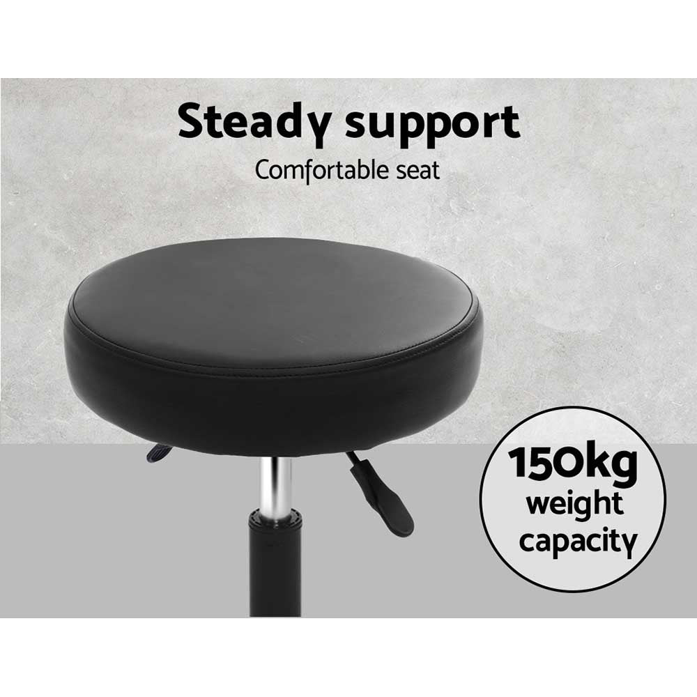 Artiss Salon Stool Round Swivel Chair - SuperSaverAU - view 6