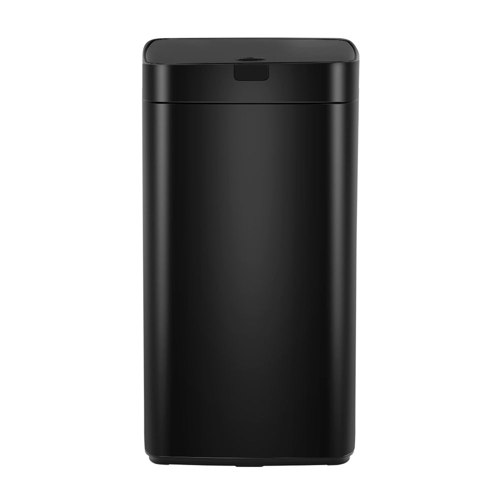 Devanti 45L Motion Sensor Bin - Hands-Free, Black, Fingerprint-Resistant Steel - SuperSaverAU - view 3