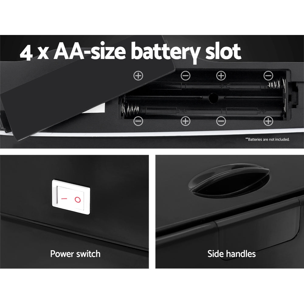 Devanti 45L Motion Sensor Bin - Hands-Free, Black, Fingerprint-Resistant Steel - SuperSaverAU - view 6