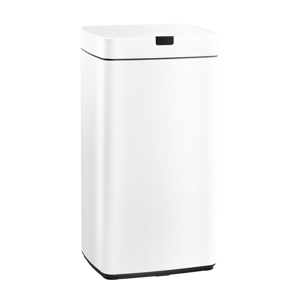 Devanti 45L Motion Sensor Bin - Hands-Free, Fingerprint-Resistant, White - SuperSaverAU - view 8