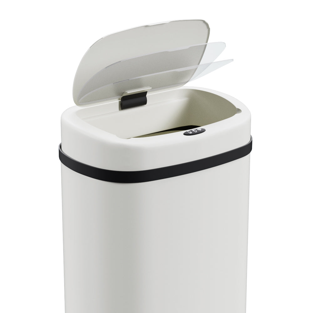 Devanti Motion Sensor Bin 50L - Hands-Free, Odour-Free, Noise-Free, White - SuperSaverAU - view 4