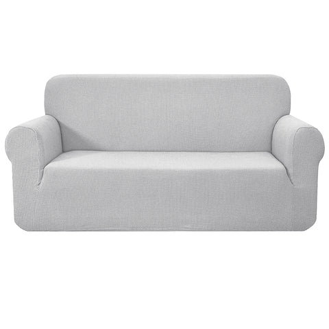 Artiss Sofa Cover Couch Covers 3 Seater High Stretch Grey - SuperSaverAU - view 1