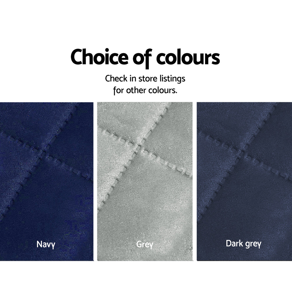 Artiss Sofa Cover Couch Covers 3 Seater Quilted Dark Grey - SuperSaverAU - view 7