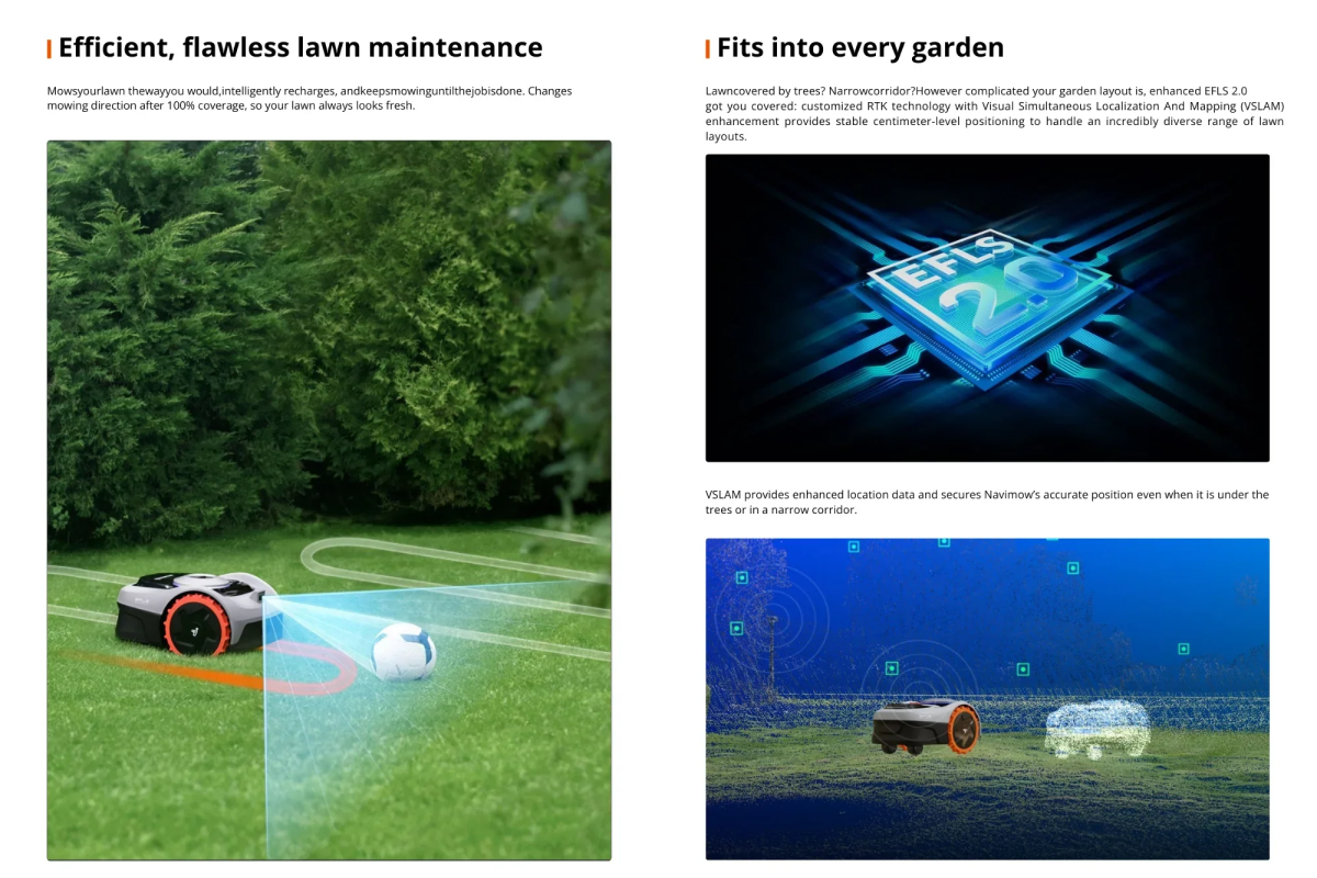 Segway Navimow i105A Robotic Lawn Mower