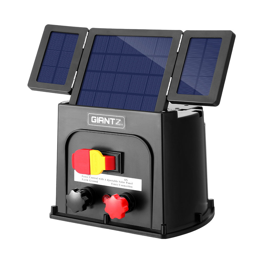 Giantz 3km Electric Fence Energiser PET Solar Energizer 0.1J - SuperSaverAU - view 7