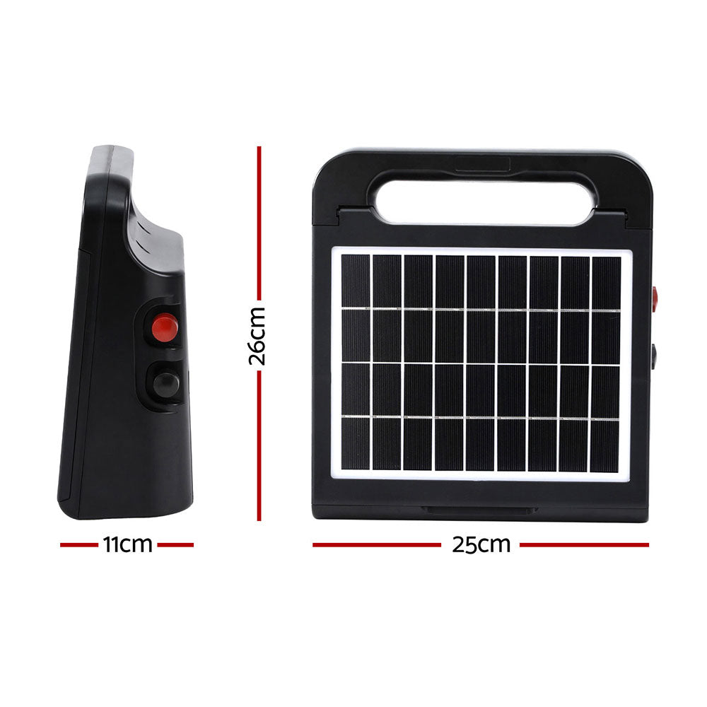 Giantz Solar Electric Fence Energiser with 10km Range - 0.3J