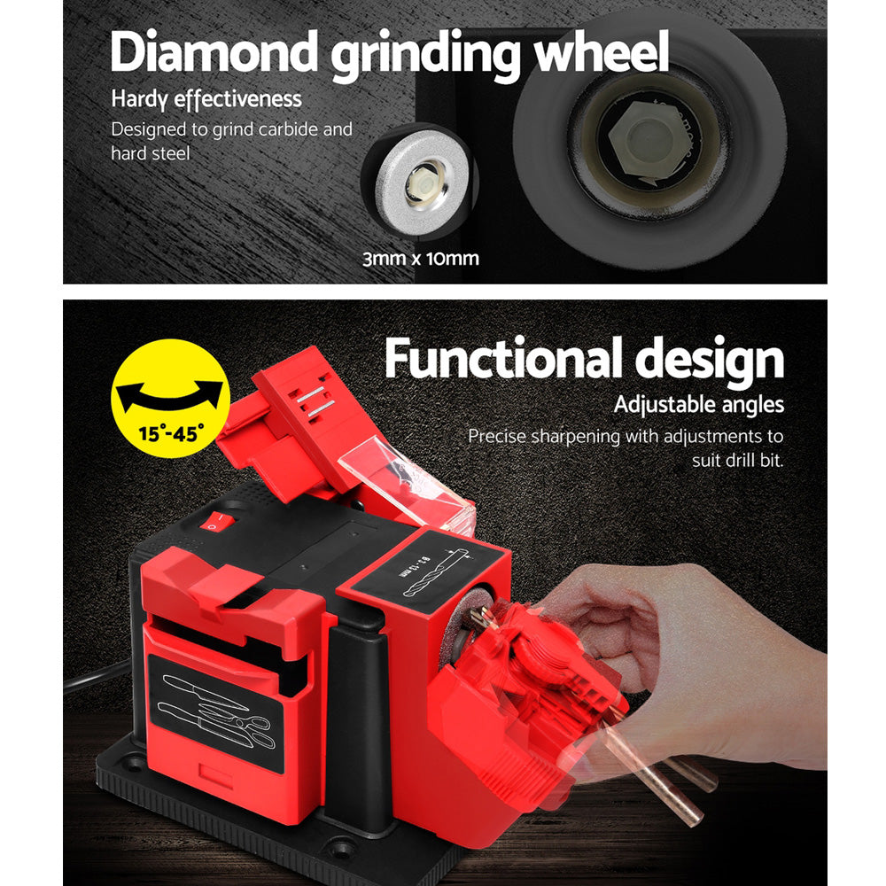 Giantz Tool Sharpener 96W Electric Drill Bit Knife Scissor Chisel Planer Grinder - SuperSaverAU - view 6