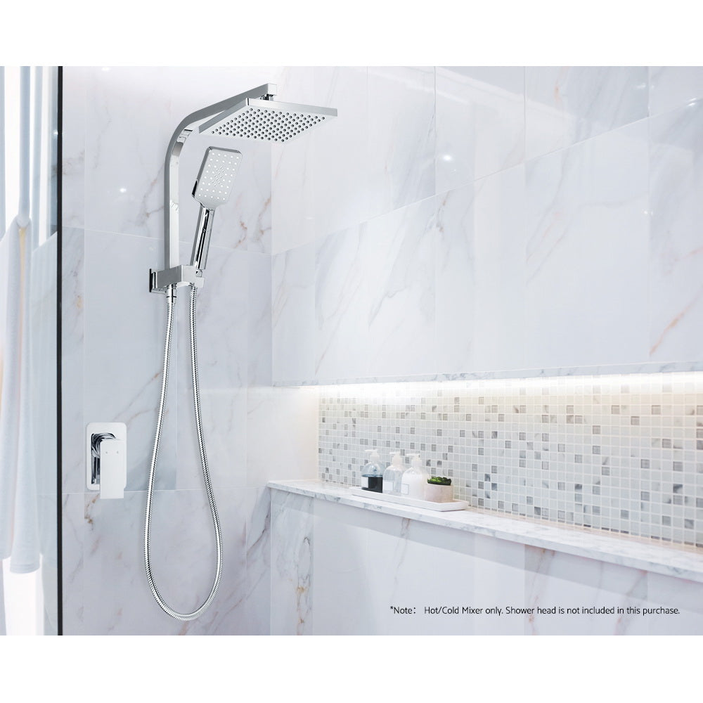 Cefito Shower Mixer Tap Brass Hot Cold Chrome Finish Leakproof 35mm Cartridge - SuperSaverAU - view 7