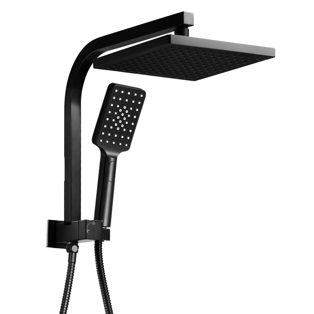 Cefito 8" Rain Shower Head Set, Handheld, Matte Black, 3-Spray Patterns - SuperSaverAU - view 1