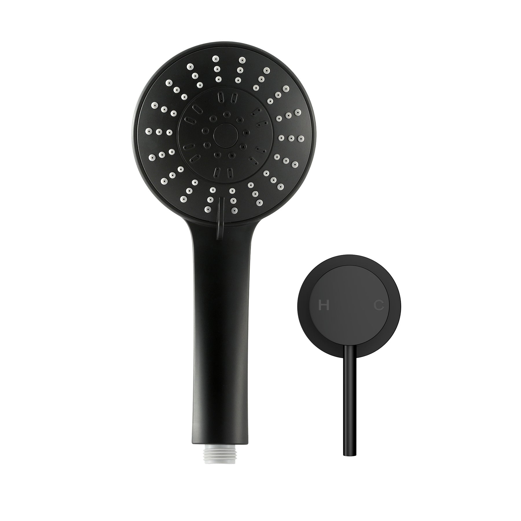 Cefito 4.5" Handheld Shower Head Round with Wall Bathroom Mixer - SuperSaverAU - view 4