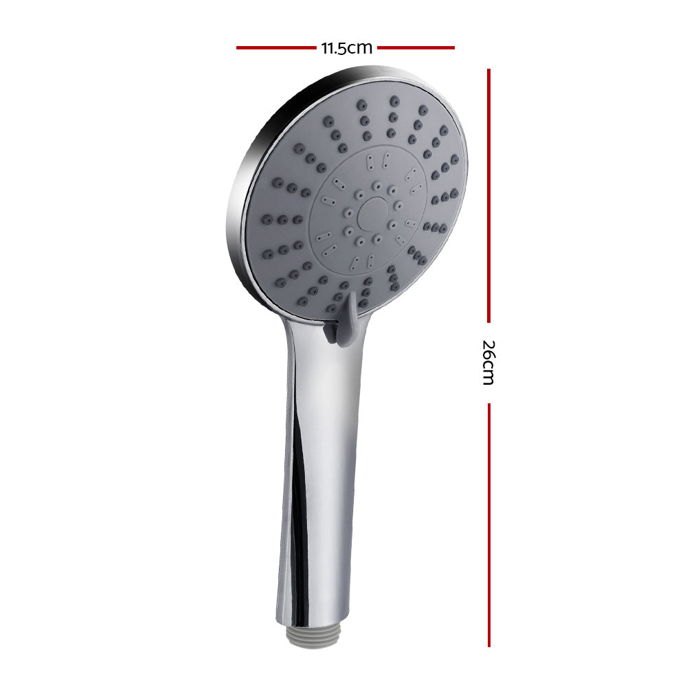 Handheld Shower Head 4.5" High Pressure 5 Modes Chrome - Durable ABS, Water-Saving - SuperSaverAU - view 2