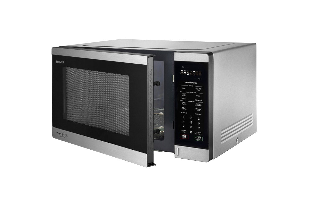 Sharp 34L Microwave with Smart Inverter & Sensor - Stainless Steel - R395EST)