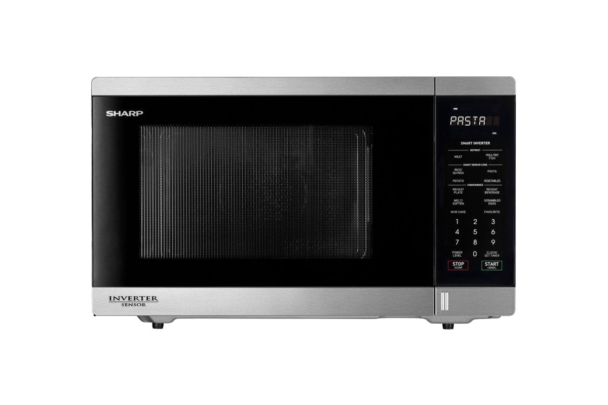 Sharp 34L Microwave with Smart Inverter & Sensor - Stainless Steel - R395EST)