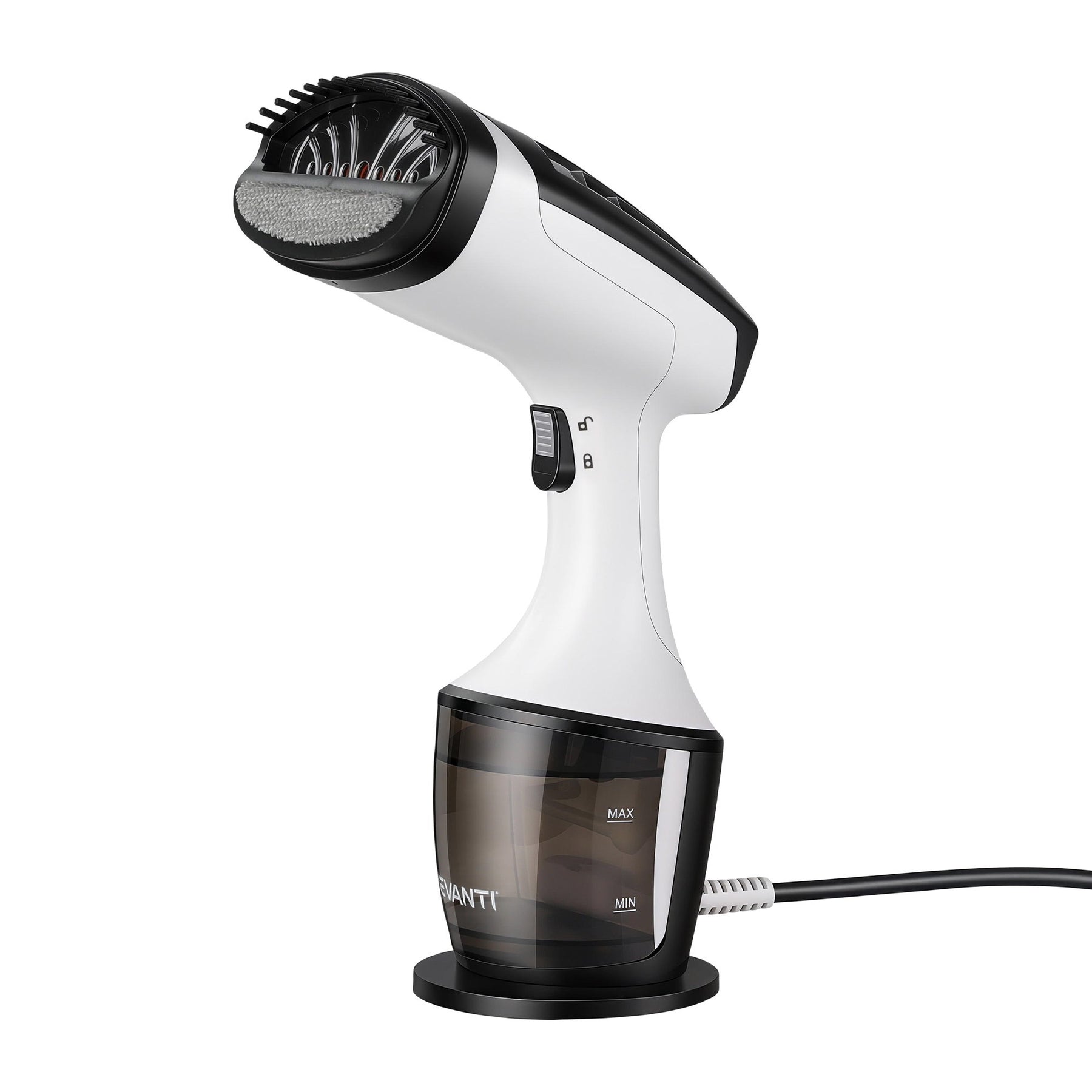 Devanti Clothes Steamer, 1500W Powerful Fast 30s Heat-Up Continuous Steam Lock 160ml Tank Fabric Brush Portable Handheld Steam Iron for Home Travel Business Trip - SuperSaverAU - view 10