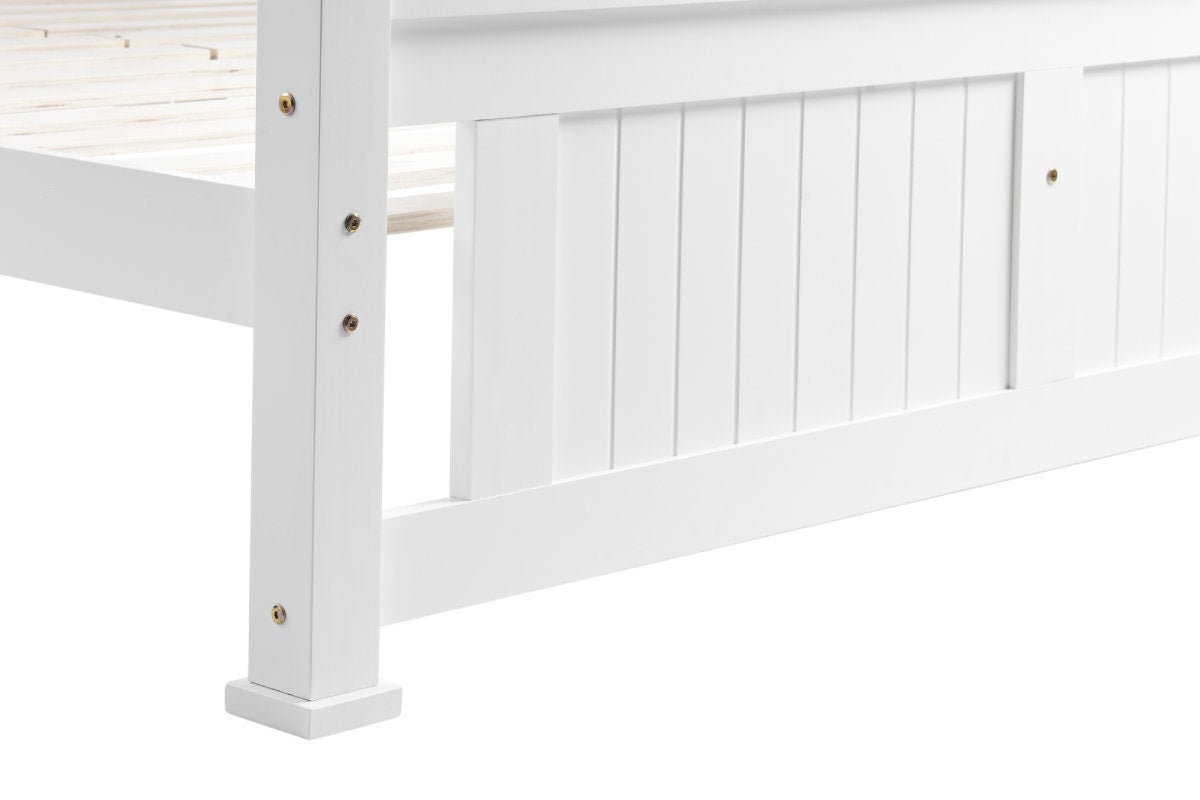 Shangri-La Mila Bed King Frame - White - SuperSaverAU - view 5