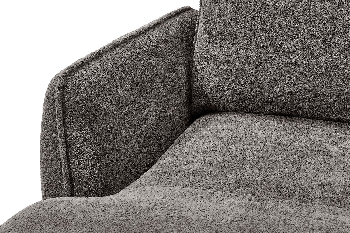 Shangri-La Bellamy 3 Seater Sofa with Reversible Chaise (Charcoal)