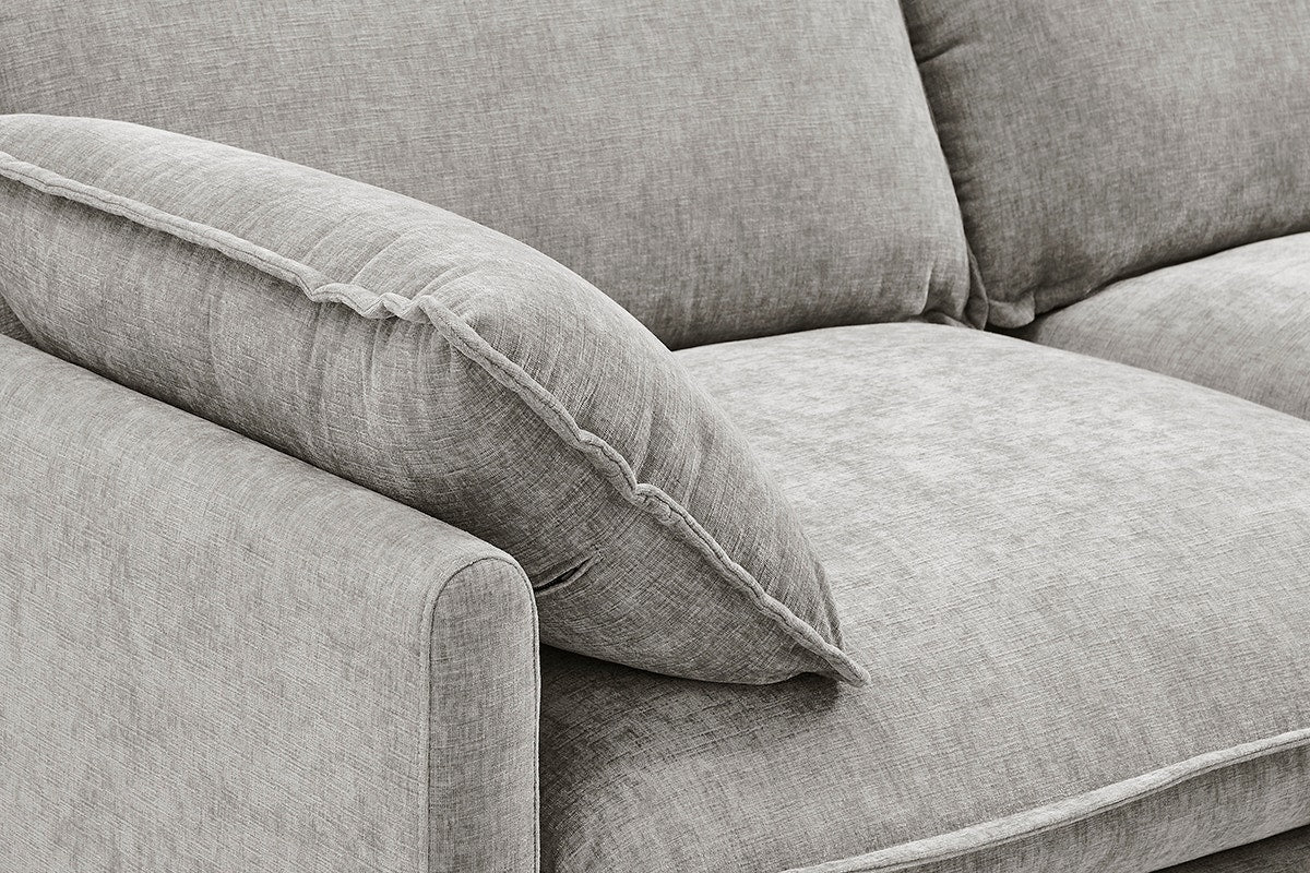 Shangri-La Balos 4 Seater Sofa with Ottoman (Grey)