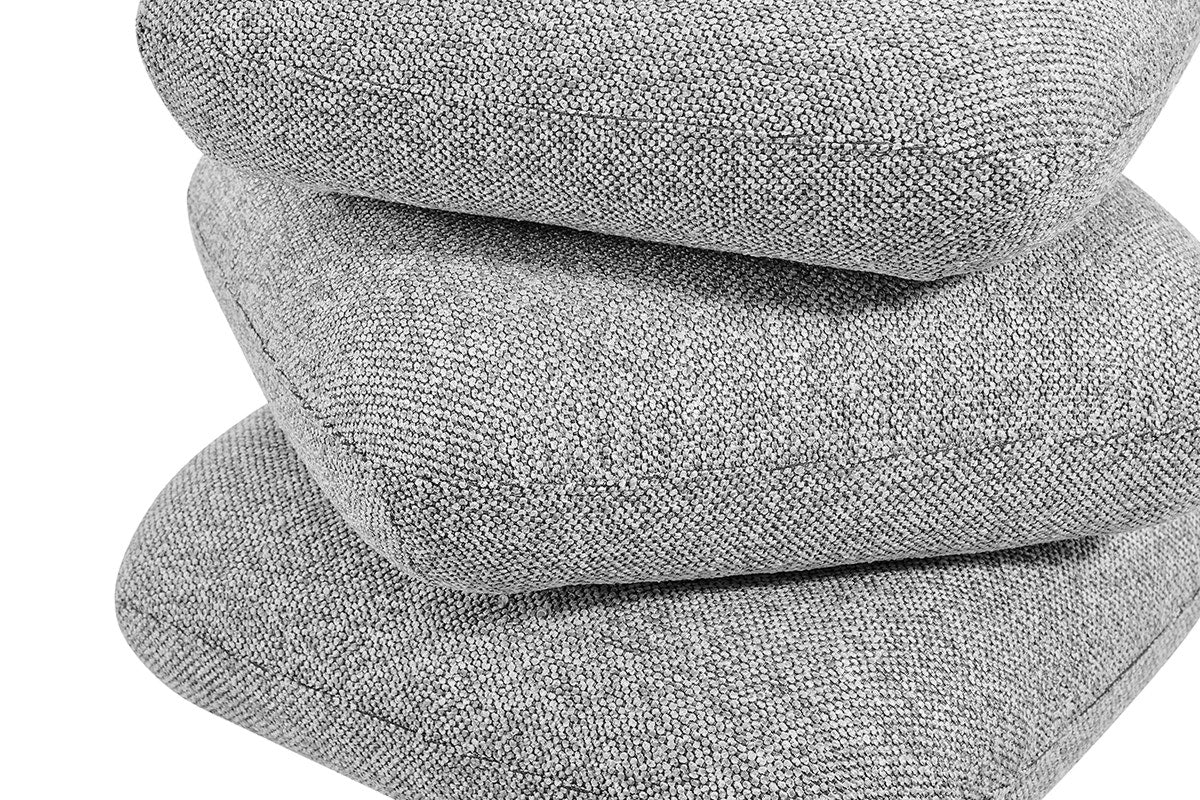 Shangri-La Iris Ottoman (Grey)