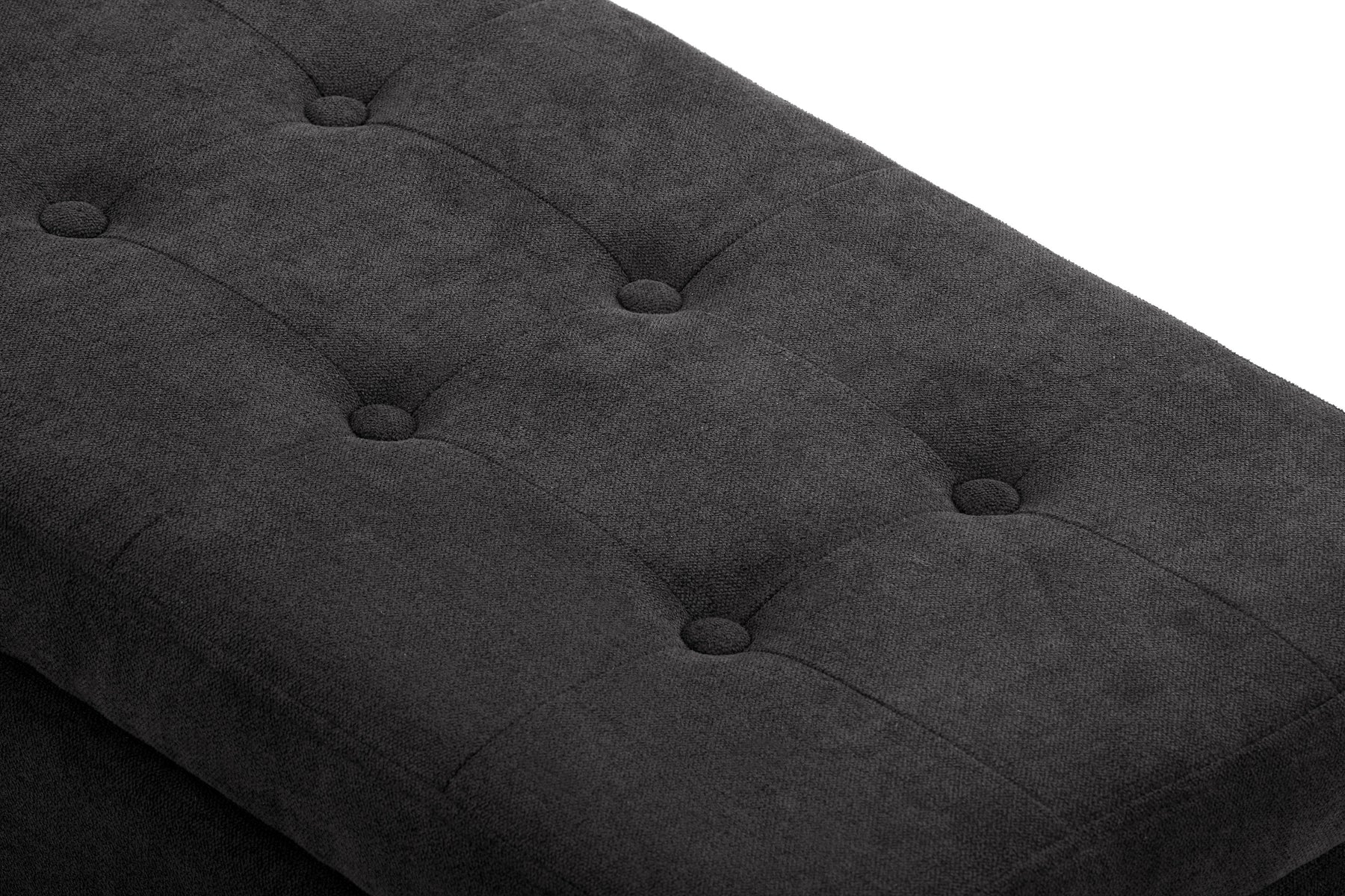 Shangri-La Storage Ottoman (Black)