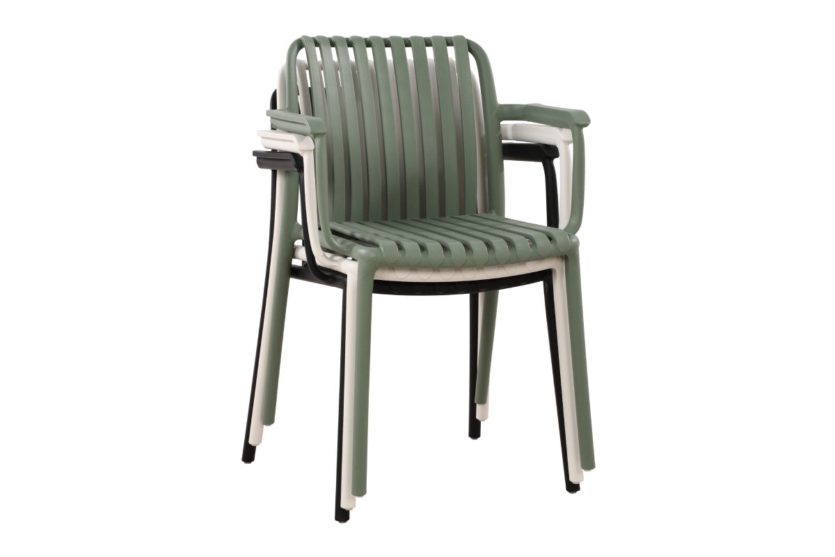Set of 2 Shangri-La San Lucas Dining Armchairs (Off White)