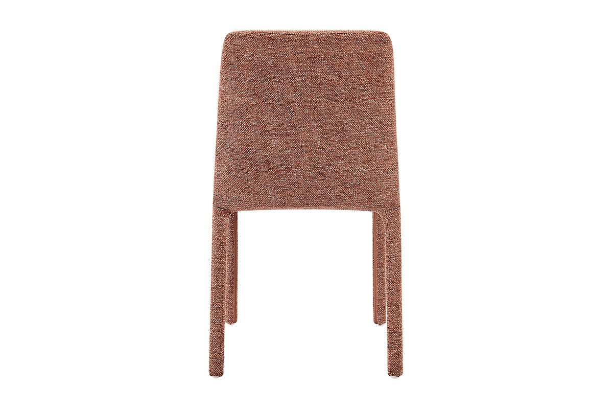 Set of 2 Shangri-La Serena Upholstered Dining Chairs (Terracotta)