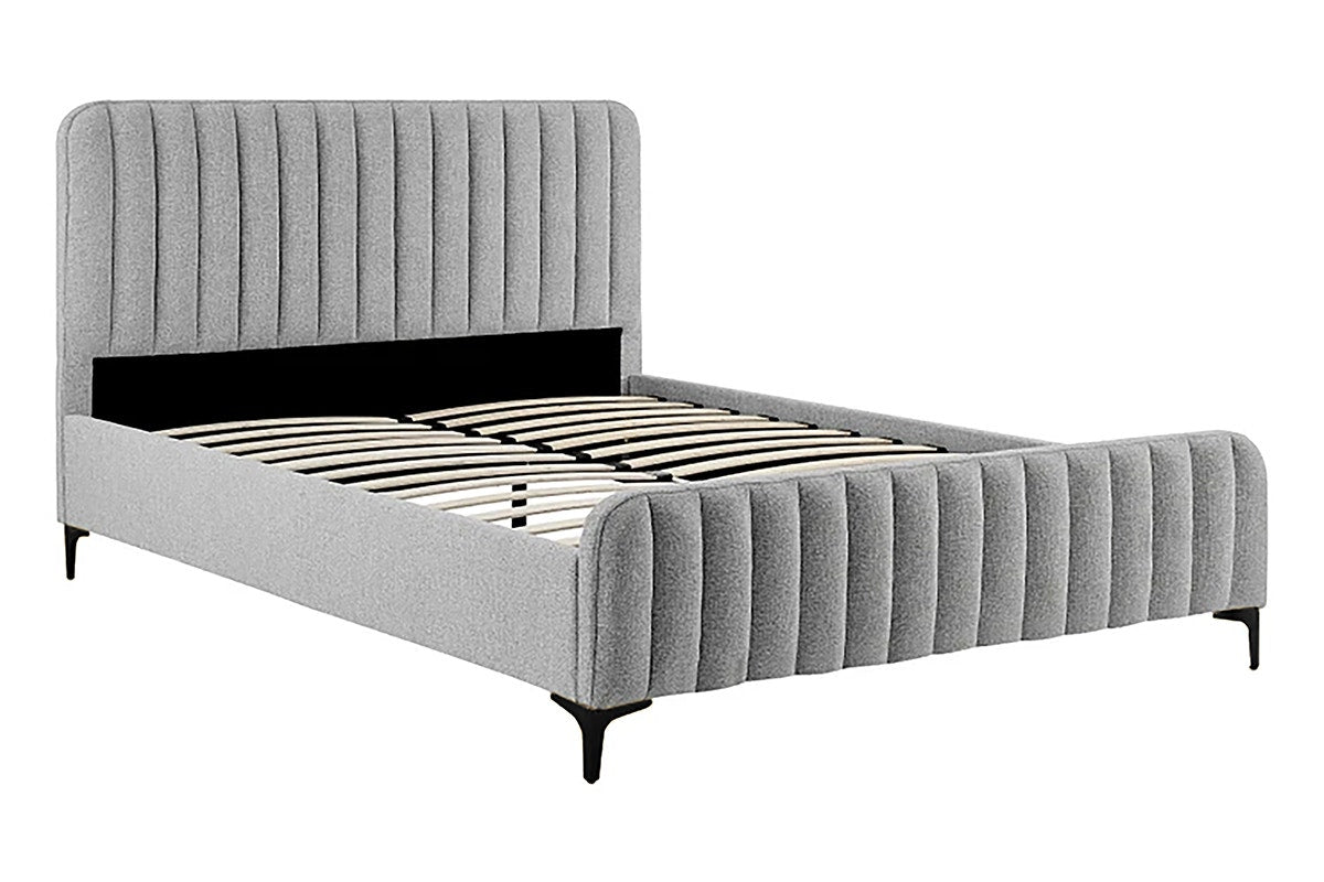 Shangri-La Victoria Bed Frame (Silver, Double)