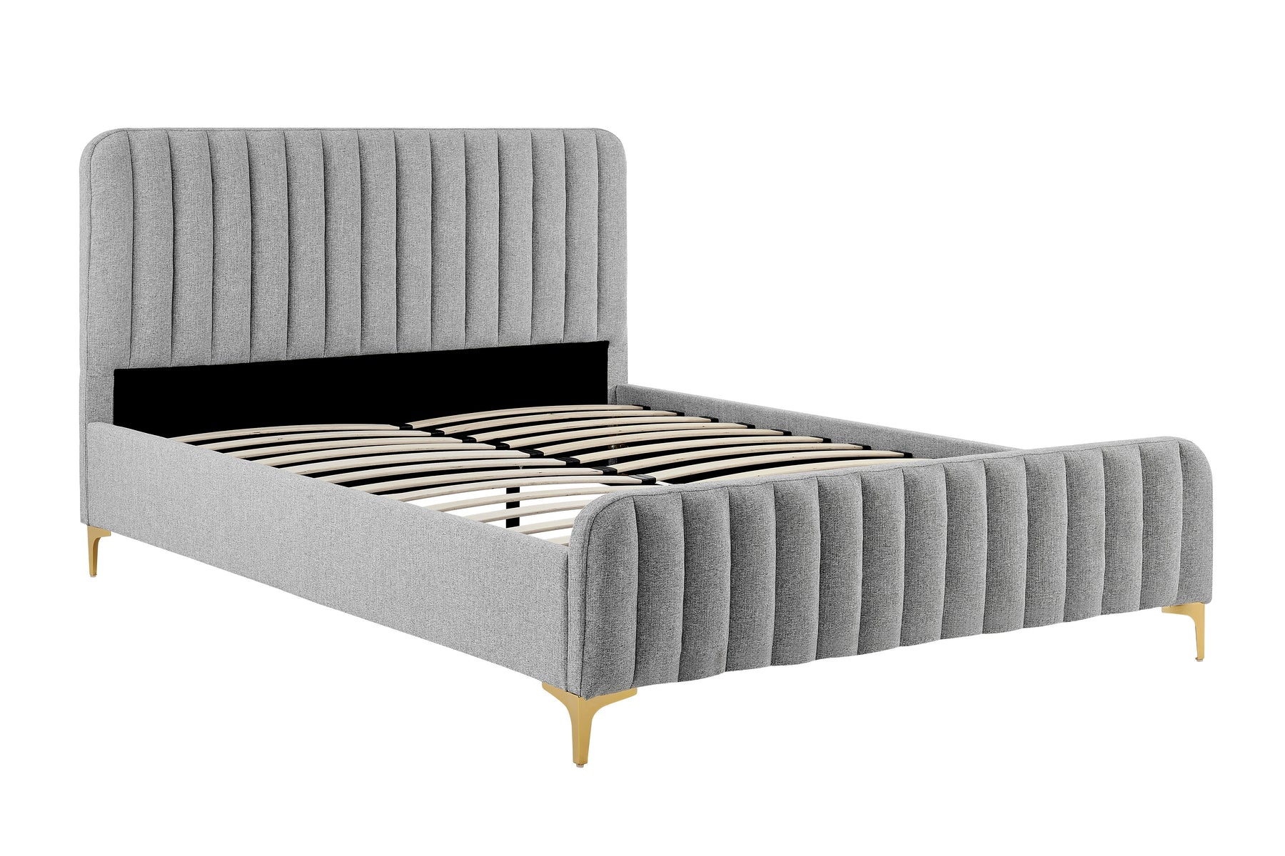 Shangri-La Victoria Bed Frame (Silver, King)