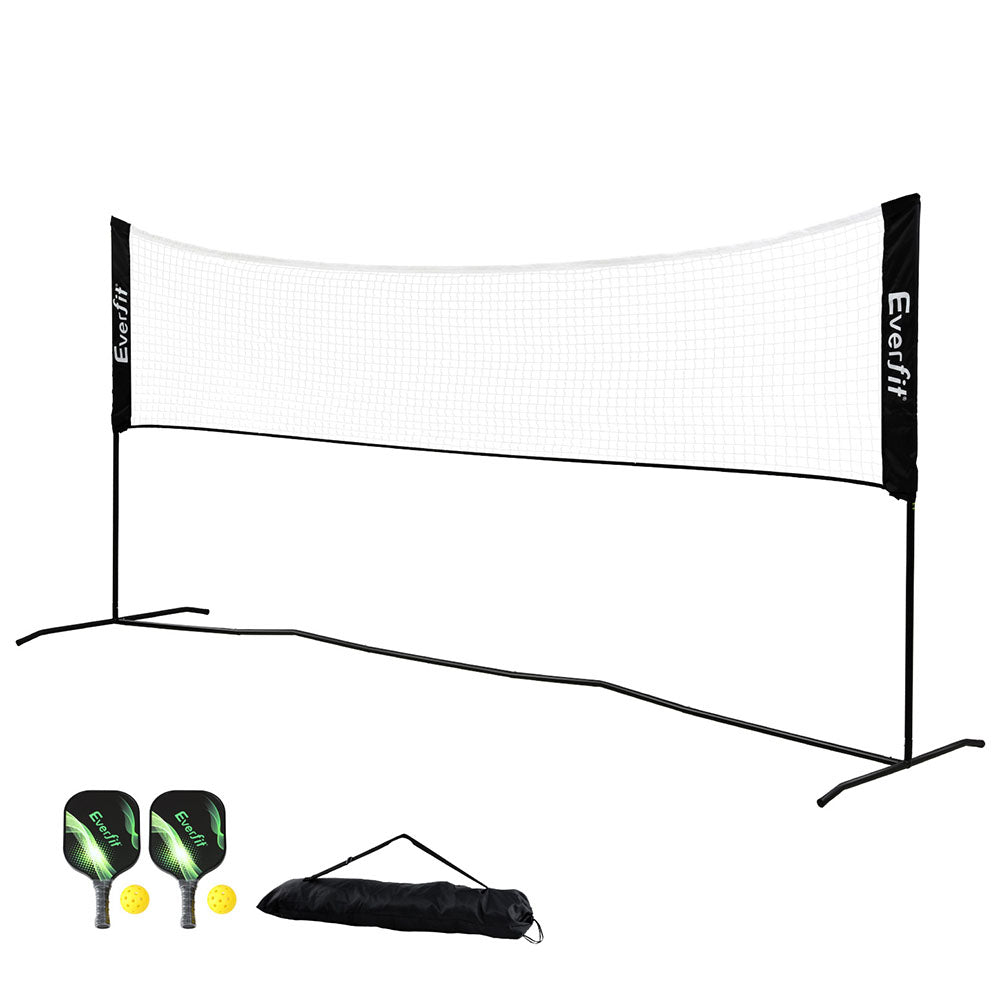 Everfit 3.6M Badminton Tennis Net Portable Volleyball Kit Adjustable Height - SuperSaverAU - view 1