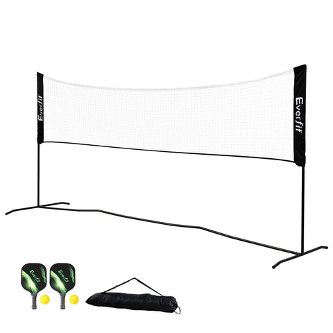 Everfit 3.6M Badminton Tennis Net Portable Volleyball Kit Adjustable Height - SuperSaverAU - view 1